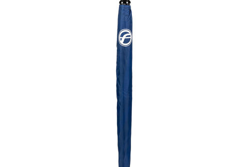 Fazer  White and Navy Blue Logo Print Dual Canopy Golf Umbrella - Image 3