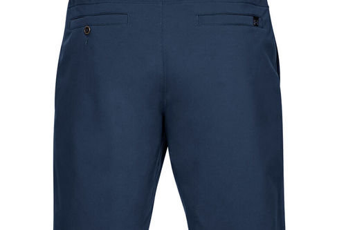 Under Armour Mens Academy Blue EU Performance Taper Shorts - Image 2
