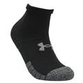Under Armour Mens Black Heatgear Pack of 3 Locut Socks - Image 1