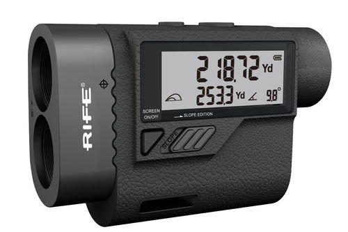 Rife Black RX5 Deluxe Golf Rangefinder with an LCD Display - Image 1