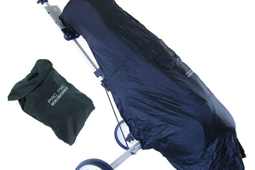 The Golfers Club Mens Black BrandFusion Pac Mac Rain Cover - Image 2