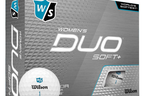 Wilson Staff Ladies White DUO Soft Premium 12 Pack of Golf Balls - Image 1