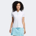 adidas Golf HEAT.RDY Zip Short Sleeve Ladies Golf Polo Shirt - Image 2