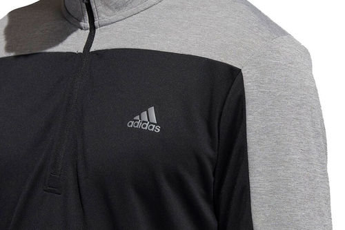 adidas Golf UPF Lightweight Left Chest 1/4 Zip Midlayer - Image 4