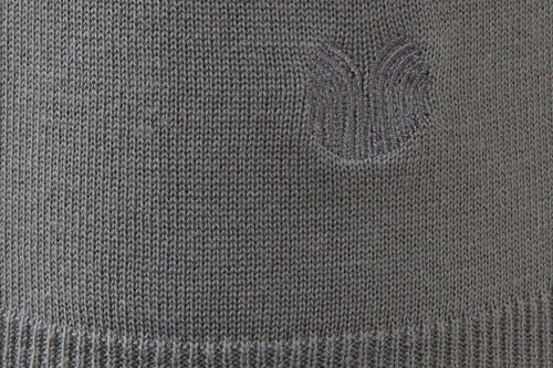 Palm Grove Mens Charcoal Grey 1/4 Zip Golf Sweater Vest - Image 3