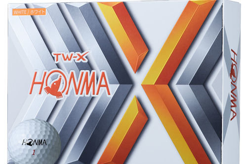 Honma TW-X White Dimple Design Urethane 12 Pack of Golf Balls - Image 1