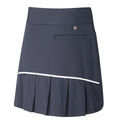 PING Ladies Navy Blue and White Fern Skort - Image 2