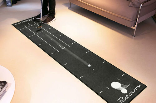 PuttOUT Grey Deluxe Putting Mat - Image 2