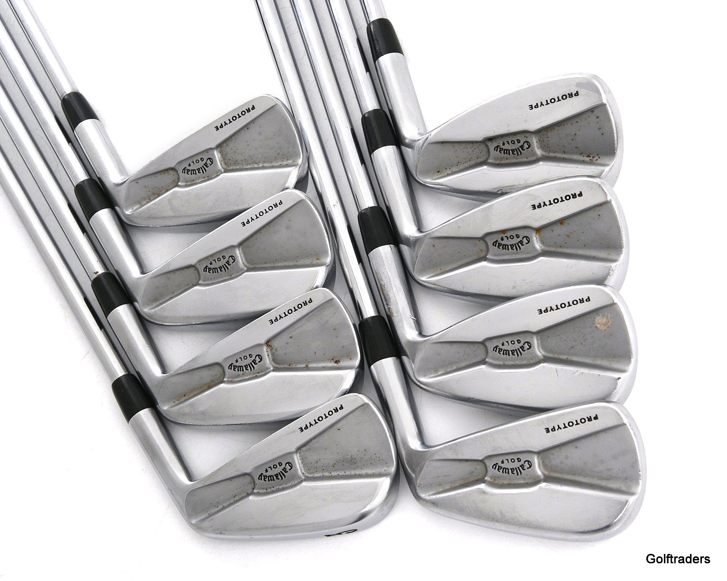 Callaway Prototype Irons 3PW Steel Stiff Flex New Grip H4250 just 529.00