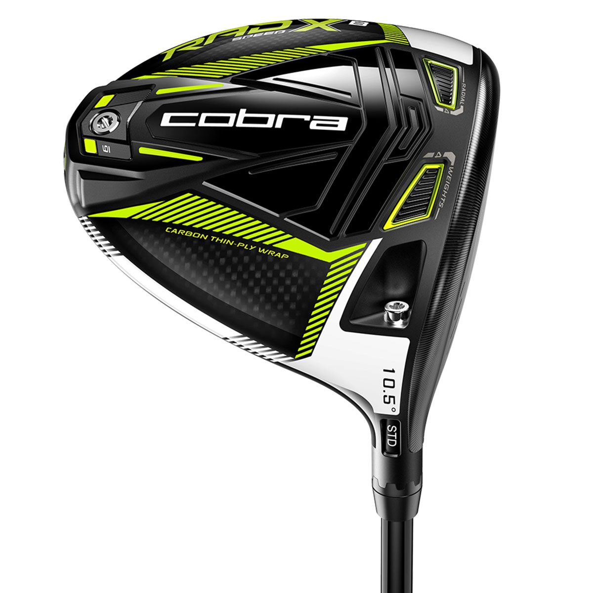 Cobra Golf Mens Black and Grey RADSPEED XB Regular Right Hand Even Flow