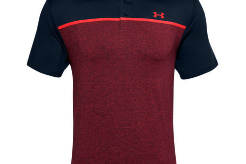 Under Armour 2.0 Playoff Edge Lit Stripe Golf Polo Shirt - Image 1