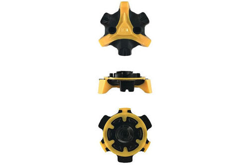 Champ Black and Yellow 18 Stinger Fast Twist 3 Spikes Golf Shoes - Image 2