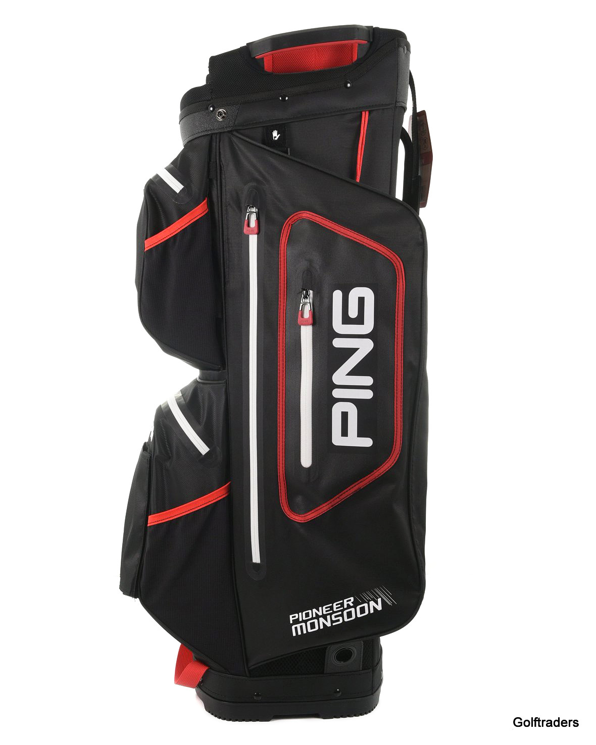 New Ping Pioneer Monsoon Golf Cart Bag Black / Scarlet / White H4323