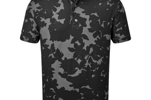 FootJoy Camo Floral Print Golf Polo Shirt - Image 1