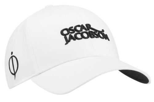 Oscar Jacobson Mens White Daniel Golf Cap  | American Golf - Image 1