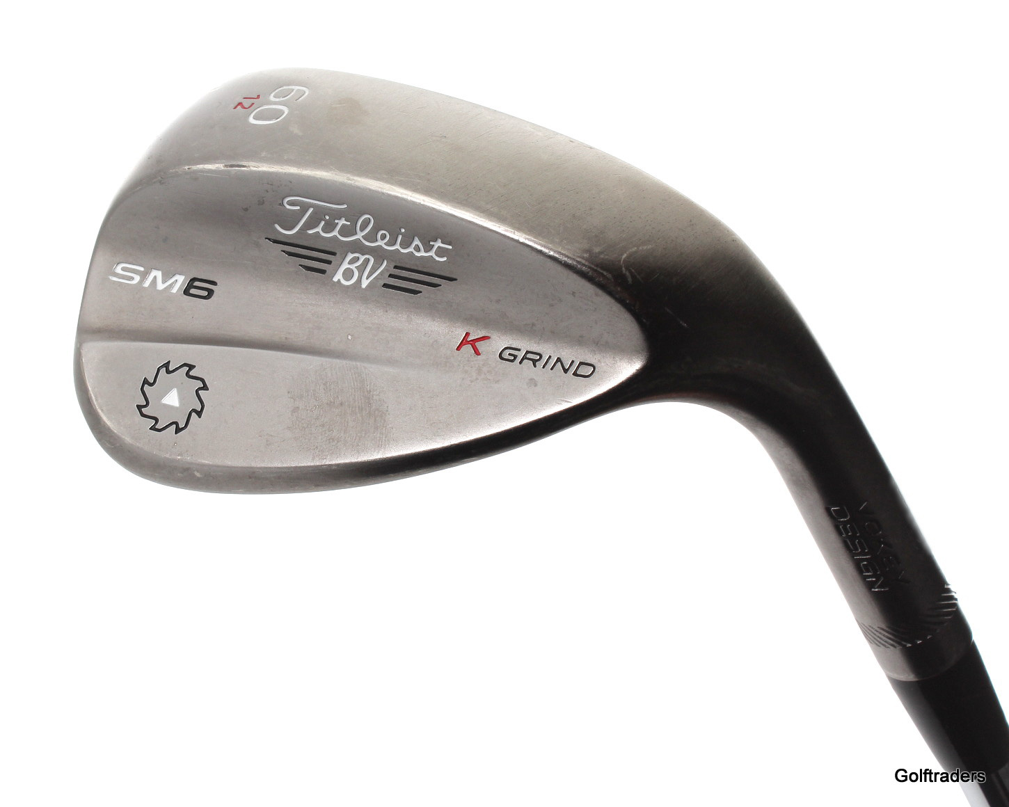 TITLEIST VOKEY SM6 STEEL GREY K GRIND LOB WEDGE 60.12 STEEL WEDGE FLEX