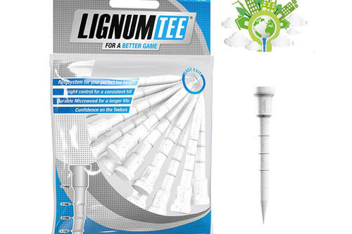 Lignum Composite 72mm Wooden Tees 12 Pack - Image 2