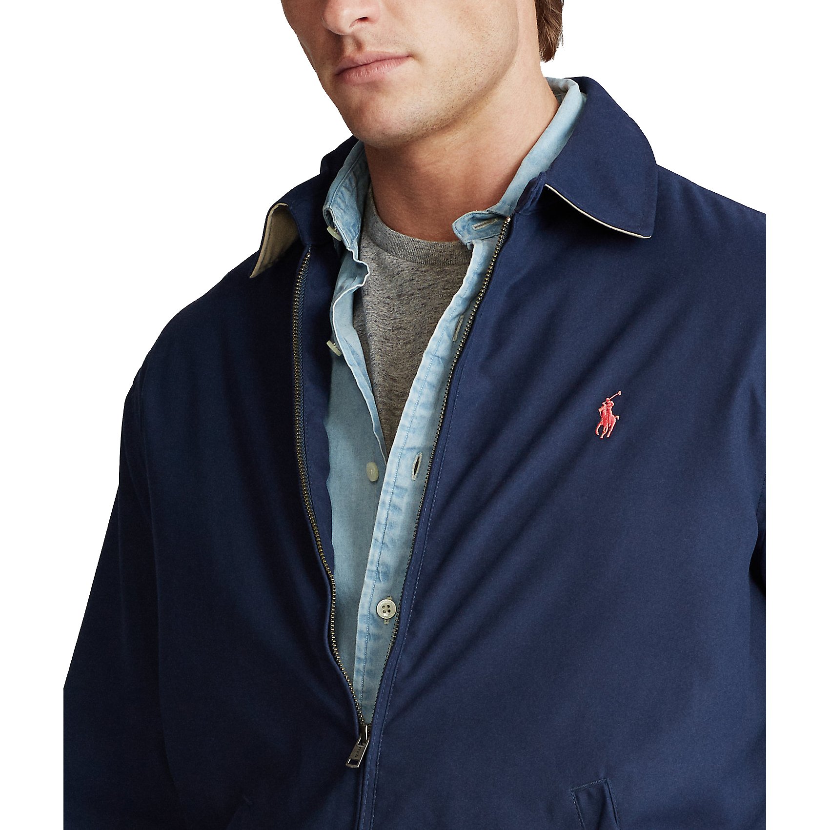 Polo Golf Ralph Lauren Bi-Swing Windbreaker Jacket - Navy just $179.00
