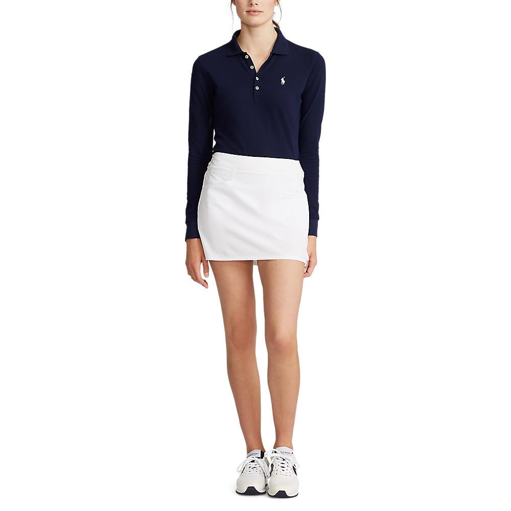 Polo Golf Ralph Lauren Women's Tailored Fit Long Sleeve Polo Shirt French Navy just 149.00