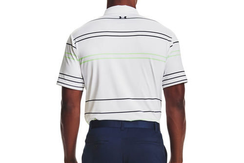 Under Armour 2.0 Pitch Stripe Golf Polo Shirt - Image 2