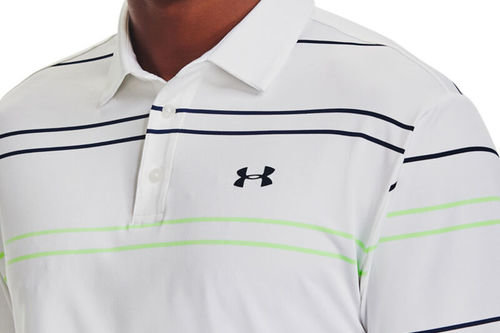 Under Armour 2.0 Pitch Stripe Golf Polo Shirt - Image 3