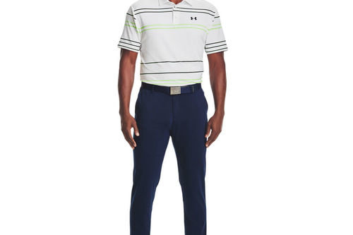 Under Armour 2.0 Pitch Stripe Golf Polo Shirt - Image 4