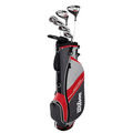 Wilson Deep Red Junior 11-14 Right Hand Golf Stand Bag Package Set - Image 2