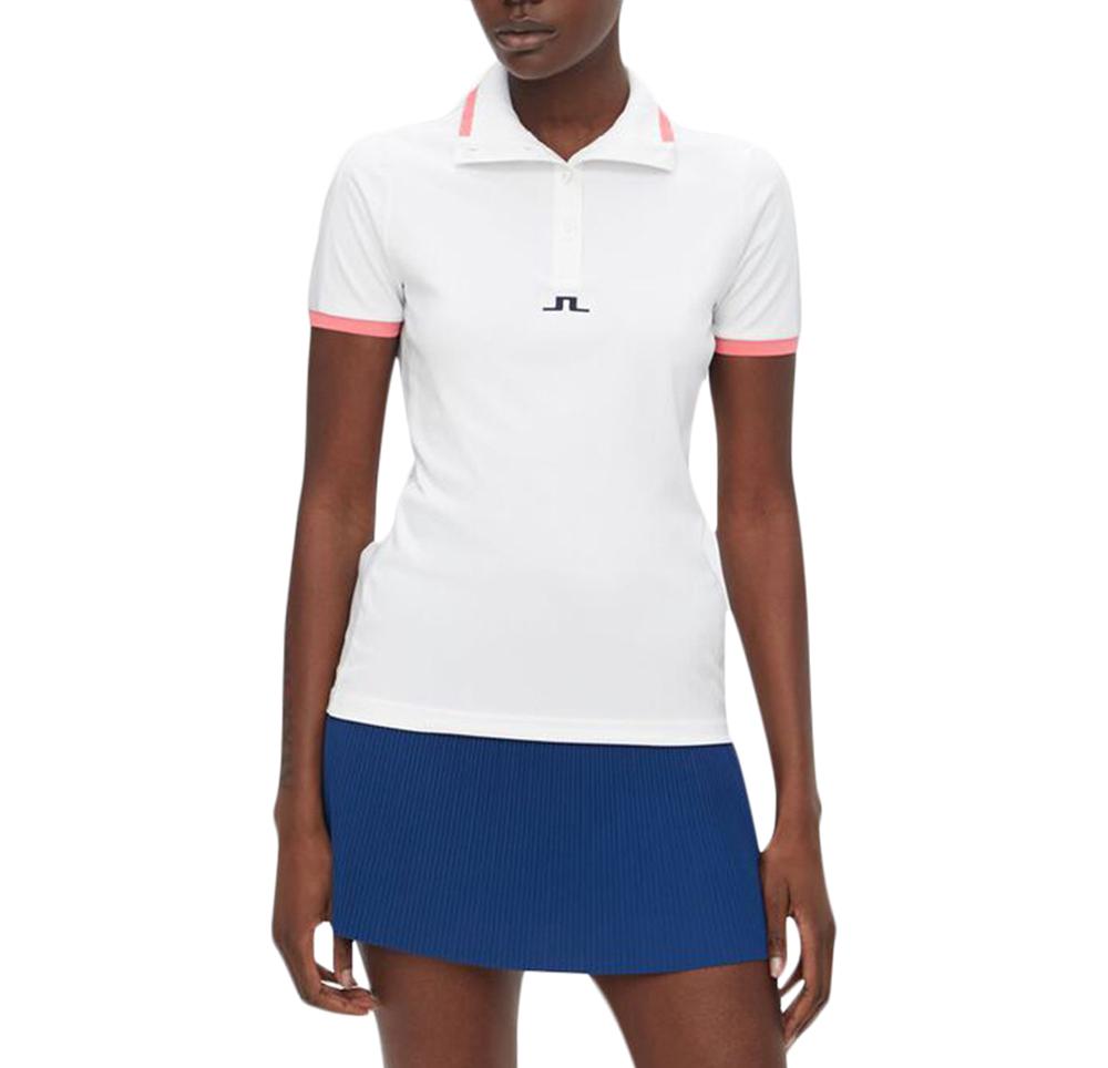 J.Lindeberg Women's Minna Golf Polo White just 149.00