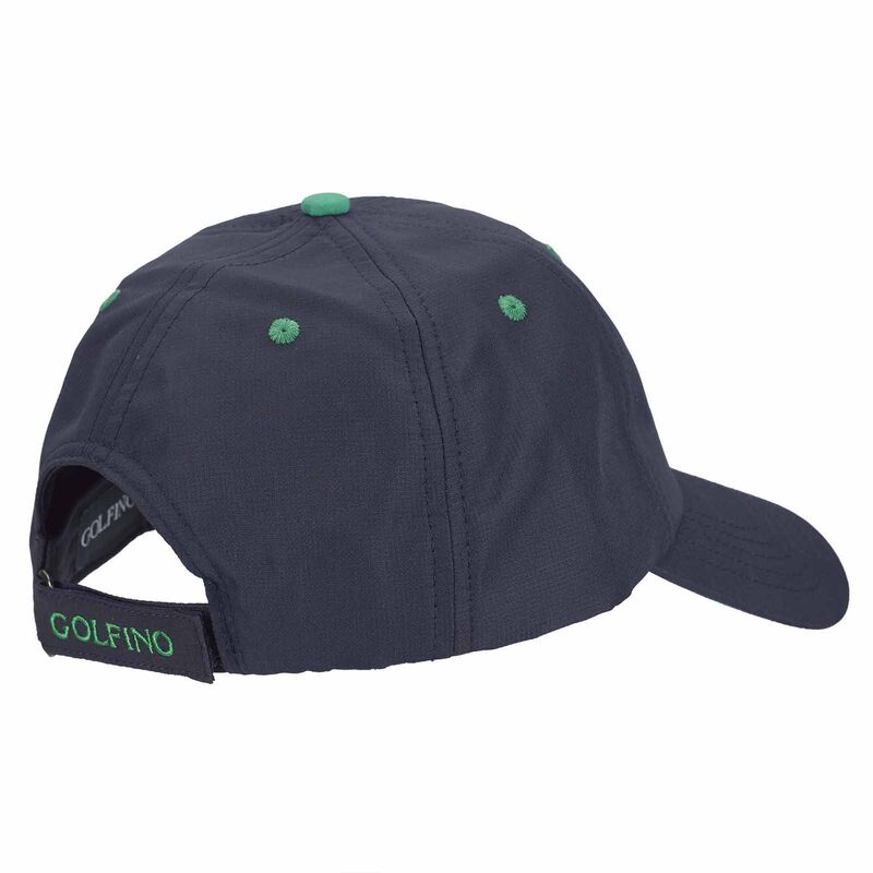 GOLFINO Mens Blue Embroidered Logo Golf 