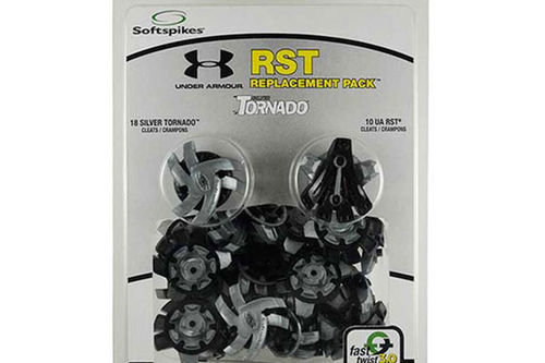 Softspikes Black UA Silver Tornado Fast Twist 3.0 Cleats - Image 1