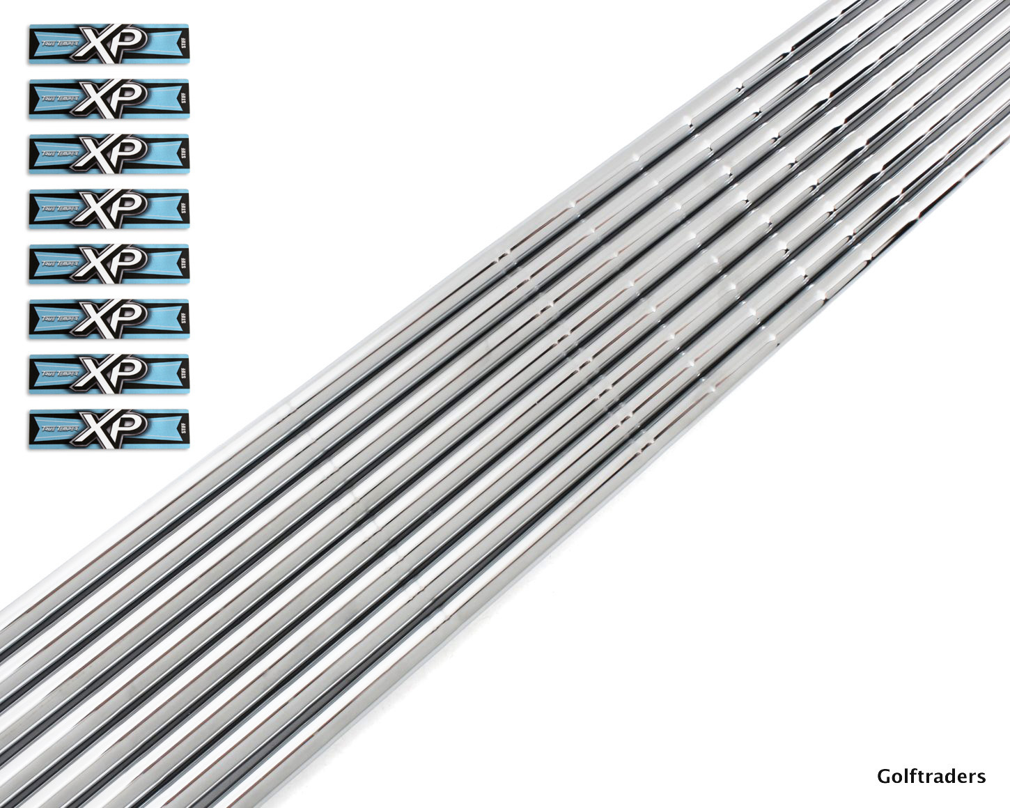 TRUE TEMPER XP 90 STEEL 3PW IRON SHAFTS STIFF FLEX .355 TIP NEW SH5220