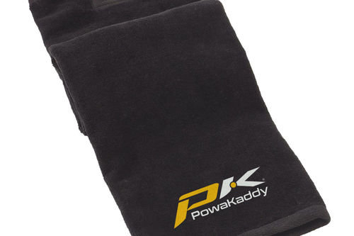 PowaKaddy Mens Black Velour Bag Towel - Image 1
