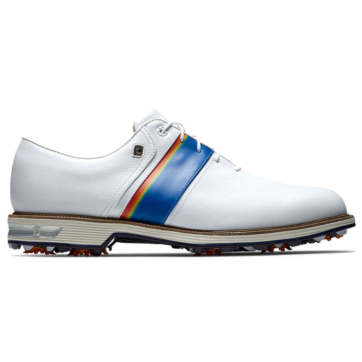 FootJoy Mens White and Blue Premier Pacific Packard Regular Fit Golf