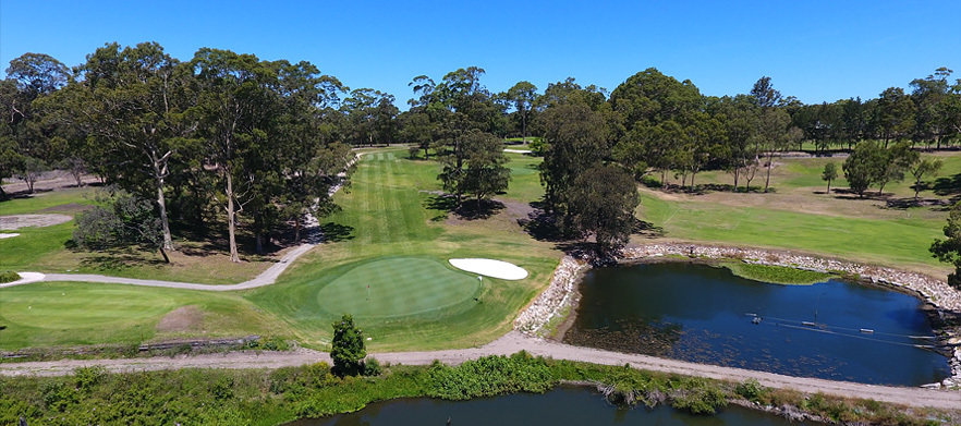 <b>Discover one of Sydney's Hidden Gems!</b> 18 Holes for Two at the <b>Beautiful Shortland Waters Golf Club.</b> Includes a Shared Motorised Cart & a Drink each after your game. 