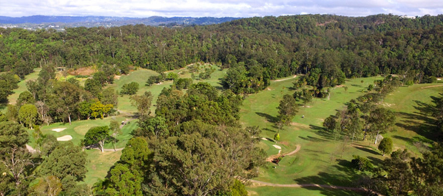 18 holes for TWO with carts at <em>Nambour Golf club.</em> 