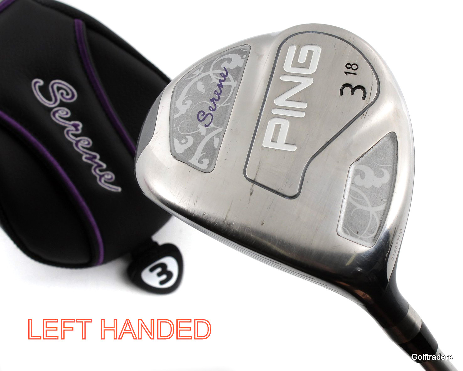 Ping Ladies Serene 3 Fairway Wood 18º Graphite Ladies Flex Cover LH