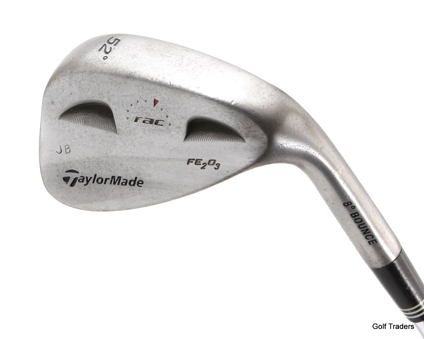 TAYLORMADE RAC FE2O3 52º GAP WEDGE STEEL WEDGE FLEX NEW GRIP E1241