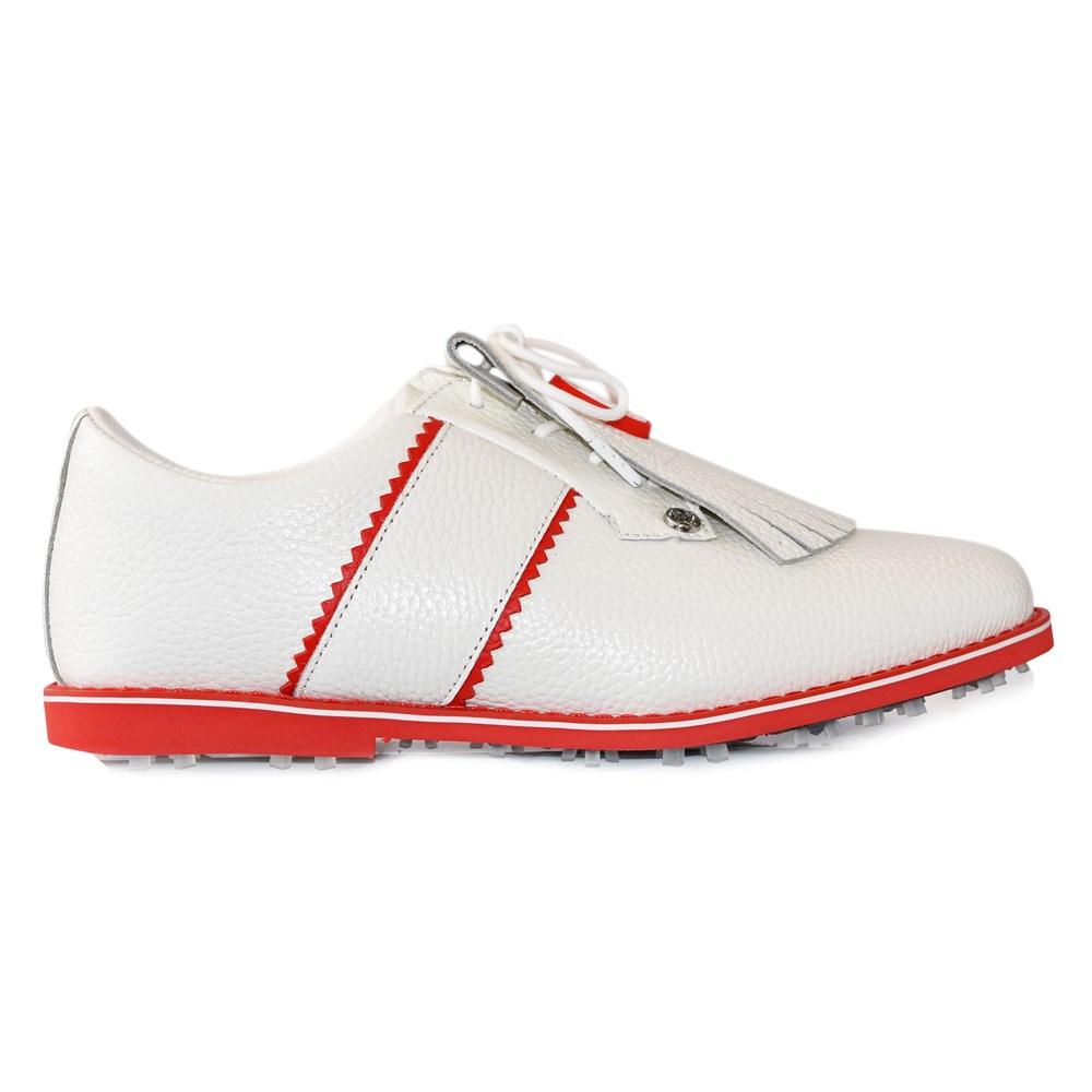 G/Fore Women's Kiltie Gallivanter Golf Shoes Snow/Poppy just 239.00