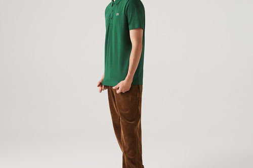 Lacoste SPORT Cotton Blend Ottoman Golf Polo Shirt - Image 3