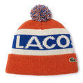 Lacoste Graphic Wool Blend Pompom Beanie - Image 1