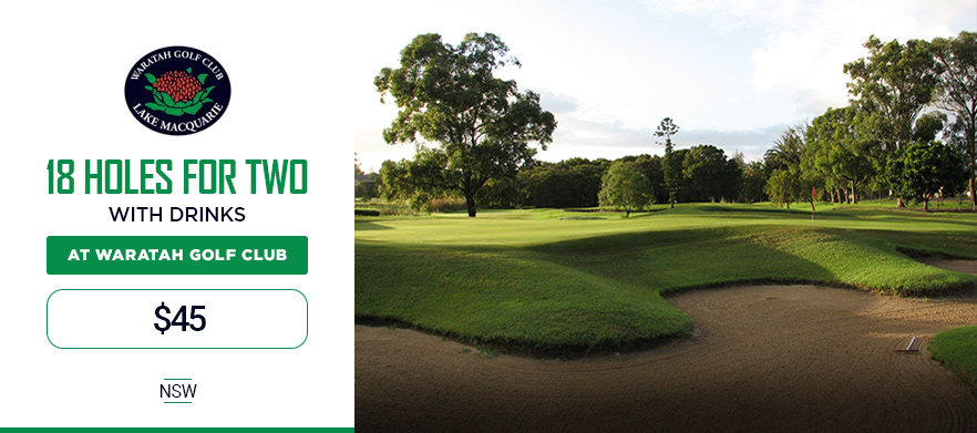 18 Holes for Two with Drinks at Waratah Golf Club.