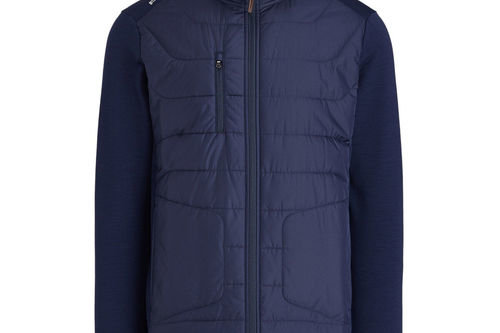 Ralph Lauren Mens Navy Blue Lightweight Paneled Stretch Terry Golf Jacket - Image 1