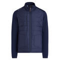 Ralph Lauren Mens Navy Blue Lightweight Paneled Stretch Terry Golf Jacket - Image 1