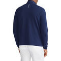 Ralph Lauren Mens Navy Blue Lightweight Paneled Stretch Terry Golf Jacket - Image 3