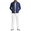 Ralph Lauren Mens Navy Blue Lightweight Paneled Stretch Terry Golf Jacket - Image 4