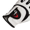 Stromberg Mens White And Black Plain Premium All-Weather 3 Pack Golf Gloves - Image 4