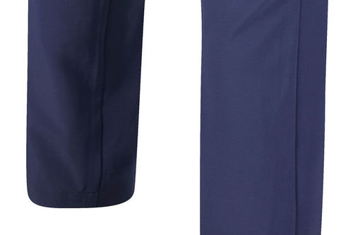 Oscar Jacobson Mens Navy Blue Lightweight Davenport Regular Fit Golf Trousers - Image 3