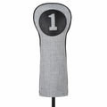 Titleist Heather & Leather Golf Driver Head Cover - Image 1