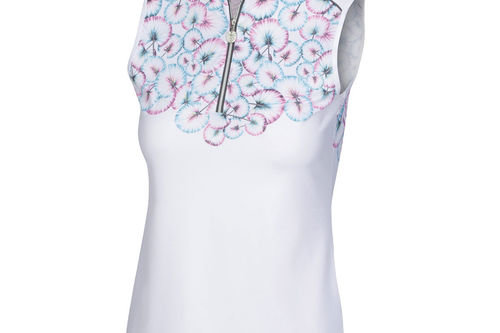 Greg Norman ML75 Lily Sleeveless Womens Golf Polo Shirt - Image 1