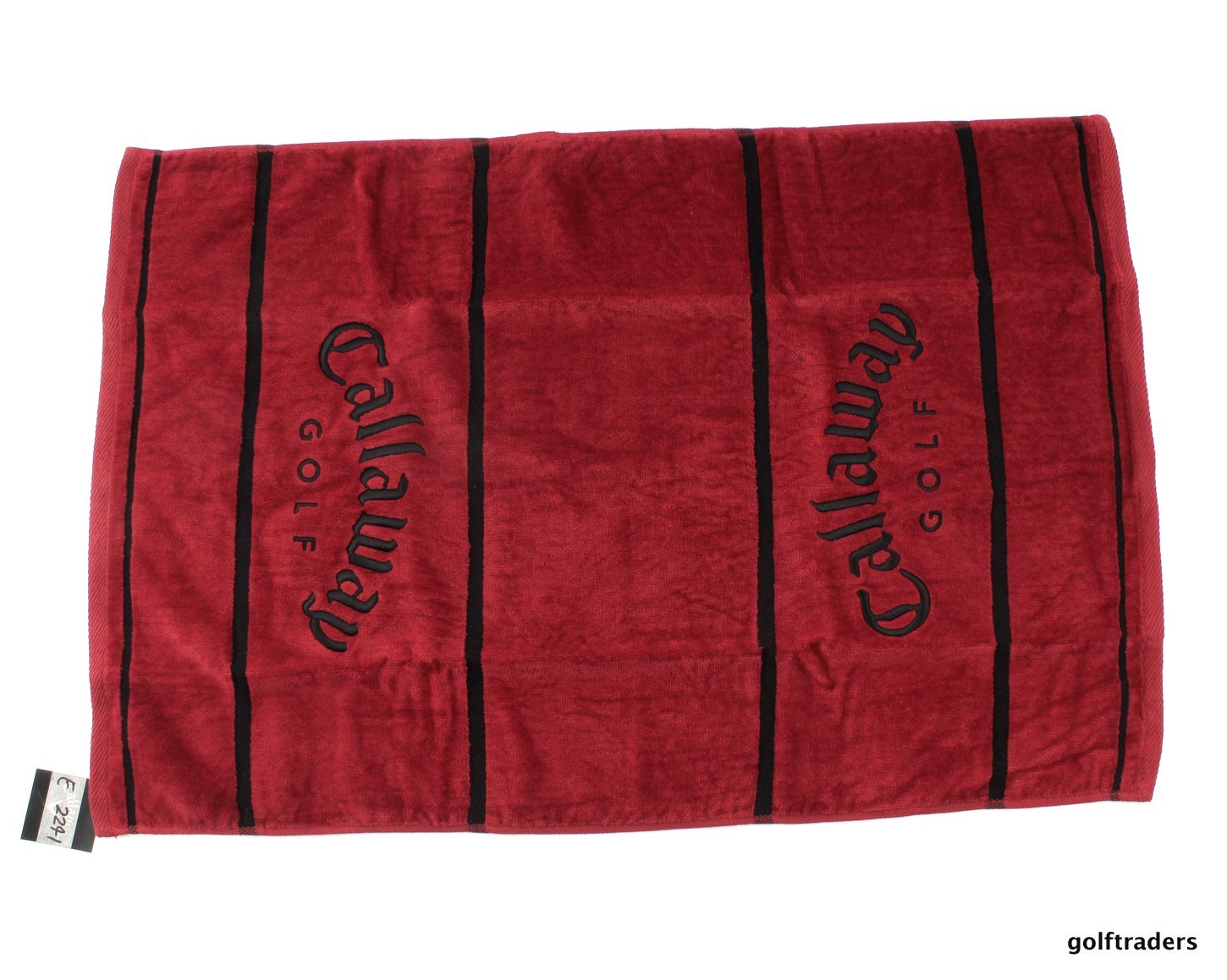 CALLAWAY GOLF TOWEL 9" X 30" RED NEW E2241 just 28.00
